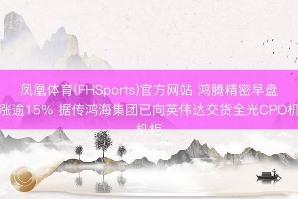 凤凰体育(FHSports)官方网站 鸿腾精密早盘大涨逾15% 据传鸿海集团已向英伟达交货全光CPO机柜