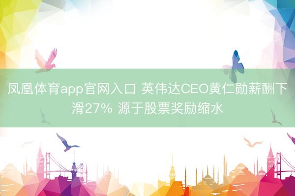 凤凰体育app官网入口 英伟达CEO黄仁勋薪酬下滑27% 源于股票奖励缩水