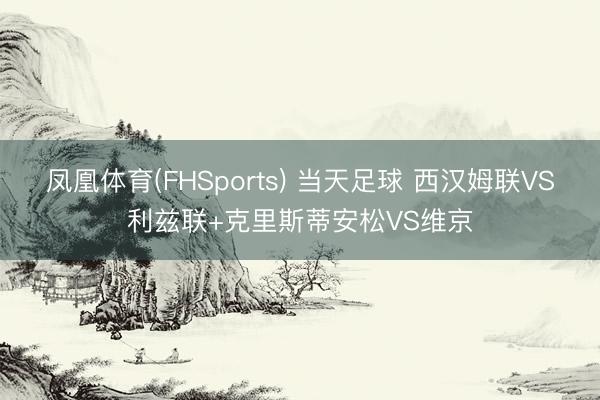 凤凰体育(FHSports) 当天足球 西汉姆联VS利兹联+克里斯蒂安松VS维京